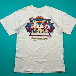 Vintage 1990s Albuquerque New Mexico single stitch tee hot air balloon t shirt